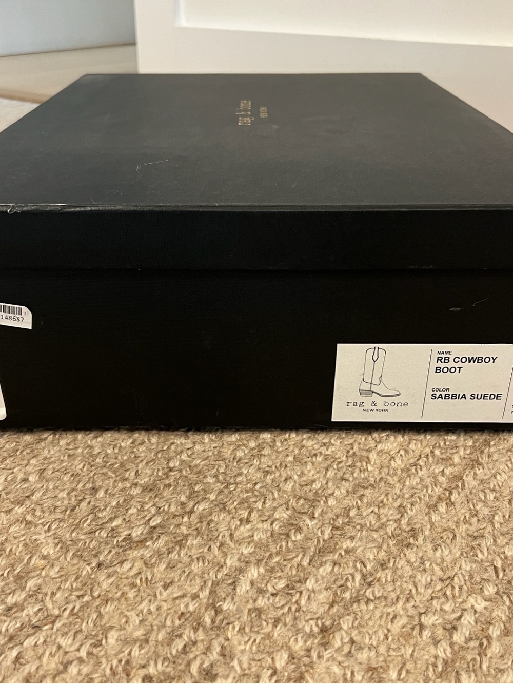 Rag & Bone Camel Suede Western Boots. Size 7.5 in box. - Picture 13 of 14